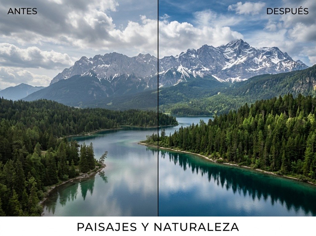 Antes y Después - Paisajes y Naturaleza