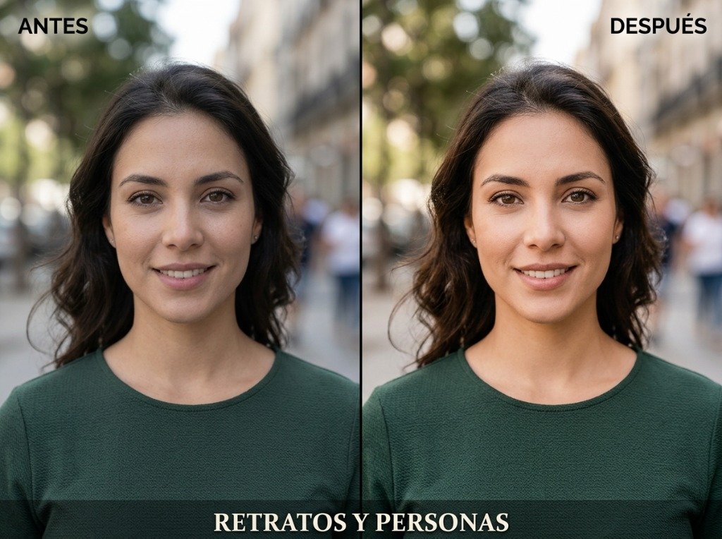 Antes y Después - Retratos y Personas - Presets PRO